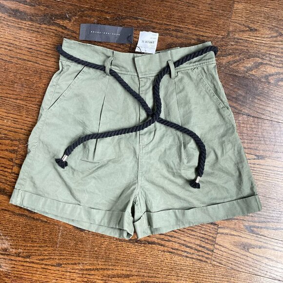 KNOW . ONE . CARES  PAPER BAG SHORTS SIZE SMALL FROM NORDSTROM-BNWT - Picture 1 of 8